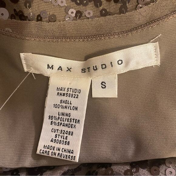 Max Studio Size Small All Over Sequined Cocktail Party Dress - Picture 5 of 5